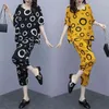 UEGO 2021 Nieuwe Collectie Twee Stuk Dames Kleding Set Soft Linen Katoen Mixen Losse Zomer Casual Set Tops Broek Fashion Sets Pak X0428