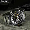 Military Watches Men Sport Watch New 50m Waterproof Wristwatch Stopwatch Alarm Led Light Digital Watches 8040 Men's Sports Watch Q0524