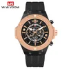 2021 Men's Watch Top Märke Luxury Sports Silikon Strap Japansk rörelse Kalender Kvarts Vattentät Klockor Relogio Masculino