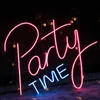 Niestandardowy Neon Znak Z Okazji Urodzin Party Czas Znaki Światła LED Dekoracje Kinkiety dla Bar Club Wedding Home Restaurant Decor