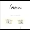 Fashion 12 Constellation Earring Classic Silver Gold Zodiac Sign Earrings Jewelry With Gift Card Qoh3P 16Aqr