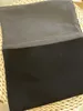 Sacchetto di imballaggio della borsa di modo del panno opaco nero Borsa di imballaggio di modo 25x16cm Borsa pieghevole del pacchetto per il sacchetto dei piccoli accessori dei monili dei calzini dei calzini Caso di stoccaggio stampato nero