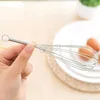 Kitchen Egg Whisk Tools Stainless Steel Handle Cream Milk Eggs Stirrer Mini Beater Tool Kitchens Baking Stirring Supplies BH5506 WLY