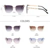 Sunglasses 2022 Rimless For Women Gradient Decorativos Glasses Ladies Classic Square Sun Female Lunette De Soleil Femme5585395