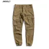 Pantaloni casual da uomo autunno di alta qualità Pantaloni da jogging tattici militari Mulit Pantaloni cargo da tasca Moda Pantaloni militari cachi neri 210528