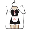 200pcs Cooking Tools Kitchen Apron 55*73cm Christmas Decoration Kitchens Apron; Sexy Printed Kitchen-Apron Funny Creative Cook Aprons DHL or UPS