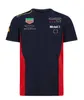 2021F1 Formel One T-shirt Rund hals Kortärmad Polo Shirt Samma Style Customization