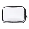 DHL100pcs Cosmetic Bags Women PVC Transparent Waterproof Large Capacity Travel Storage Bag Mix Color