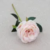 Simulazione a stelo singolo Fiore rosa 30 cm di lunghezza Bianco Blu Rosso Rose di seta artificiale Festa di nozze Decorazione domestica fai da te