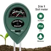 Medidor de umidade do solo analógico para planta jardim solo higrômetro água ferramenta de testador sem luz de fundo interna