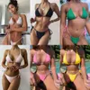 2021 Nieuwe Polka Dot Micro Bikini Dames Badpak Vrouwelijke Braziliaanse Badmode Twee stukken Bikini Set Halter String Badpak Swimx0523
