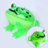 PVC Balloons inflatable glowing frog with elastic rope bouncing children's Glow toy balloon Squeaking leg