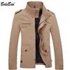 BOOLUBAO Мужская куртка Пальто модного пальто Осень бренда Повседневная Silm Fit Wardcoat Куртка Мужчина 210927