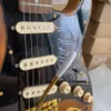 SRV 1 Heavy Relic 3 tons Sunburst Strat guitare électrique Stevie Ray Vaughan hommage gaucher Tremolo pont Whammy Bar Alder5508670