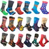 Chaussettes pour hommes Automne et hiver Casual Cartoon Basketball Hommes Femmes Anime Street Characters Hip Hop Skateboard Fun Riding