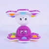 Fidget Toys Flip Face Changing Push Toy Bubble Silicone Key Chain Fingertip Gyro Decompression Creative Game Sensory Anxiety Stress Reliever