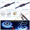 Paski LED Lights SMD Elastyczna taśma diodowa DC 12V Zmiana RGB Wstążka 5M 10M Wodoodporna ruben do wystroju salonu7102067