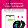 D18 Bluetooth Smart Watch Opaski Mężczyźni Mężczyźni Smartwatch Wodoodporne Sport Sport Fitness Tracker Smart Clock Watches UF161