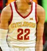 Anpassad Iowa State Cyclones baskettröjor George Conditt IV Tyrese Haliburton Rasir Bolton Griffin på