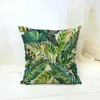 Kudde omslag Afrika tropisk regnskogbladtryck palm v￤xtprov spelstol vardagsrummet tr￤dg￥rd hem dekor kast kuddar kudde/dec