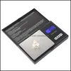Strumenti di analisi della misurazione della pesatura Ufficio Scuola Business Industrialmini bilancia digitale tascabile Sier Coin Gold Diamond Jewelry Pesare