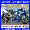 Injektionsfeedningar för SUZUKI GSXR600 K11 GSXR750 23NO.0 GSXR 600 750 CC 600CC 11 12 13 14 15 16 17 GSXR-600 750CC 2011 2012 2013 2014 2015 2016 2017 OEM Body Factory Blue