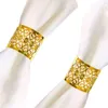 Lace Flower Style Laser Cut Papel Rings Guardiões do hotel Hotel Wedding Wedding Festy Favor Favor
