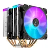 Jonsbo CR2000 6 Heatpipes Double tower Fan CPU Cooler 120mm 5V/3PIN ARGB Cooling 4PIN PWM Silence For LGA 775 1155 1156 AM4 AM3
