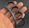 Vikt Cirka 78g Zinklegering Knuckle Duster Fyra Finger Självförsvarsverktyg Fitness Utomhus Säkerhetsförsvar Ficka EDC-verktyg