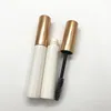 Tube de mascara vide avec baguette à cils, bouteille de récipient de crème pour cils blanche de 10 ml avec bouchons de fuite pour l'application d'huile de ricin et de cosmétiques DIY