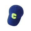 Grote C Letter Polar Fleece Bal Hoed Kinderen Jongens Meisjes Winter Baseball Caps Verstelbare Pluche Warm Snapback Sport Openlucht Hoofddeksels Pupil Studenten Kostuum 591W