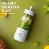 Portable 350 ml Juicer Electric USB Smoothie Rechargeable Blender Hine Mini Maker Fast Food Prowear Mobile Mobeger H1103