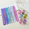 Girls Mermaid Sequins Slap Snap Bracelet Party Shining Wristband Fashion Kids Boys Jewelry Colorful Kid Birthday partys Gift ZYY995