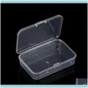 Jewelry Jewelryjewelry Pouches Bags 1/5Pcs Plastic Storage Box Case Packaging & Display Aessories Organizer Container Ring Earring Carrying