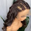 Wave Raw Remy Virgin Curly Waves Vendor Partihandel Paryks Brasilianska Naturligt Svart Mänskligt Hår För Kvinna Frontal 360 Lace Paryk