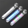 3 couleurs énergie éolienne voiture lumière 8 LED lumière du jour phare lampe Auto style feux diurnes sans alimentation externe