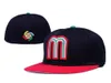 قبعات بيسبول على شكل حرف M من المكسيك الرائج ، قبعات بيسبول للرجال والنساء ، قبعات عظام غوراس أبا ريتا توكا توكا