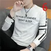 Herfst heren high collar bottoming shirt wit Koreaanse versie 210420