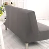 Yastık/dekoratif yastık evrensel kolsuz kanepe kapağı katlanır modern koltuk slipcovers streç kapak kanepe koruyucusu elastik futon spand