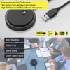 USB Omni-directional Condenser Microphone Mic Meeting Business Conference Computer Laptop PC Voice Chat Video Games Live