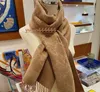 Conjunto de cachecol de alta qualidade para homens mulheres inverno lã designer de moda xale sciarpe homme com caixa