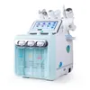 Professionale 6 in 1 Hydro Diamond Dermabrasion Facial Machine Oxygen Jet Peel Ultrasonic Skin Scrubber Care Microdermabrasion Spa