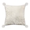 Cobertura de almofada de Natal 45 * 45 almofadas sofá almofadas almofadas de almofadas de algodão almofada de linho cobre decoração home