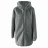 Autumn and winter stitching medium long wool collar pink Lapel thin long sleeve coat 211207