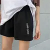 Summer shorts simples casuais confortáveis ​​soltas esportes senhoras calças de cintura alta moda harajuku fundos femininos