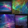 RGB Laser Stage Light Light Luz Power Diodo em Levado Aurora Patter Dream Disco Projetor Vermelho Azul Verde Lâmpada Fornecimento De Aniversário De Casamento