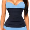 Zwarte Taille Trainer Shaperwear Riemen Vrouwen Afslanken Tummy Wrap Riem Weerstand Bands Body Shaper Controle Strap3053765