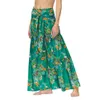 Dames Wide Leg Palazzo Broek Zomer Losse Casual Beach Boho Bloemen Gedrukt Boheemse Broek Broek Broek