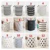 Varm Inlagor Korgar Binn Kids Room Leksaker StorageBags Bucket Clothing Organisation Canvas tvättstuga 55 stilar wll1074