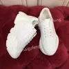 2021 Bianco Primavera autunno Scarpe casual da donna sneaker con lacci in pelle fashion designer da donna Scarpe da ginnastica da corsa Lettere scarpe da donna stampate piatte da uomo sneakers da palestra size35-41